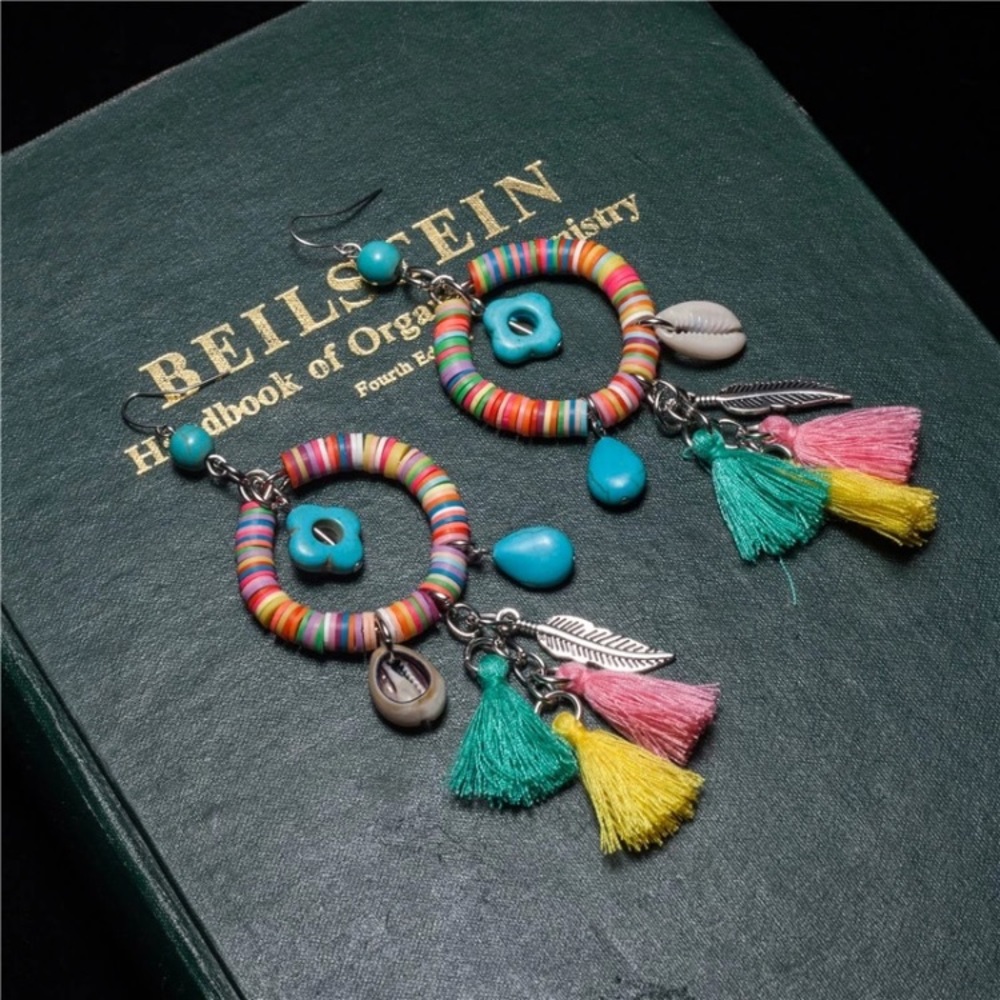 ‼️Bohemian Pastel Rainbow Earrings‼️